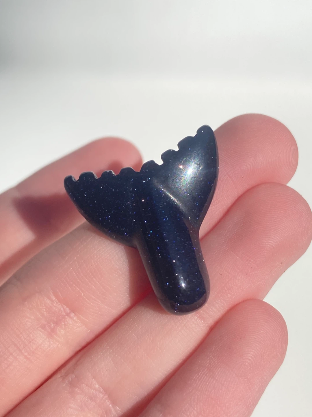 Blue sandstone mermaid tail - photo 2
