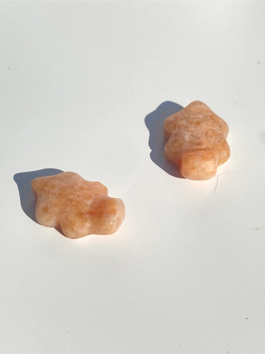 Lizard Sunstone Crystal Carvings