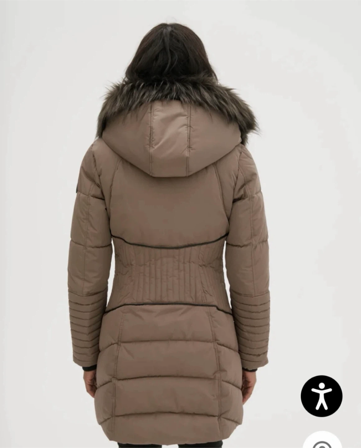 Soia & Kyo Faux Fur Trimmed Winter Coat - photo 2