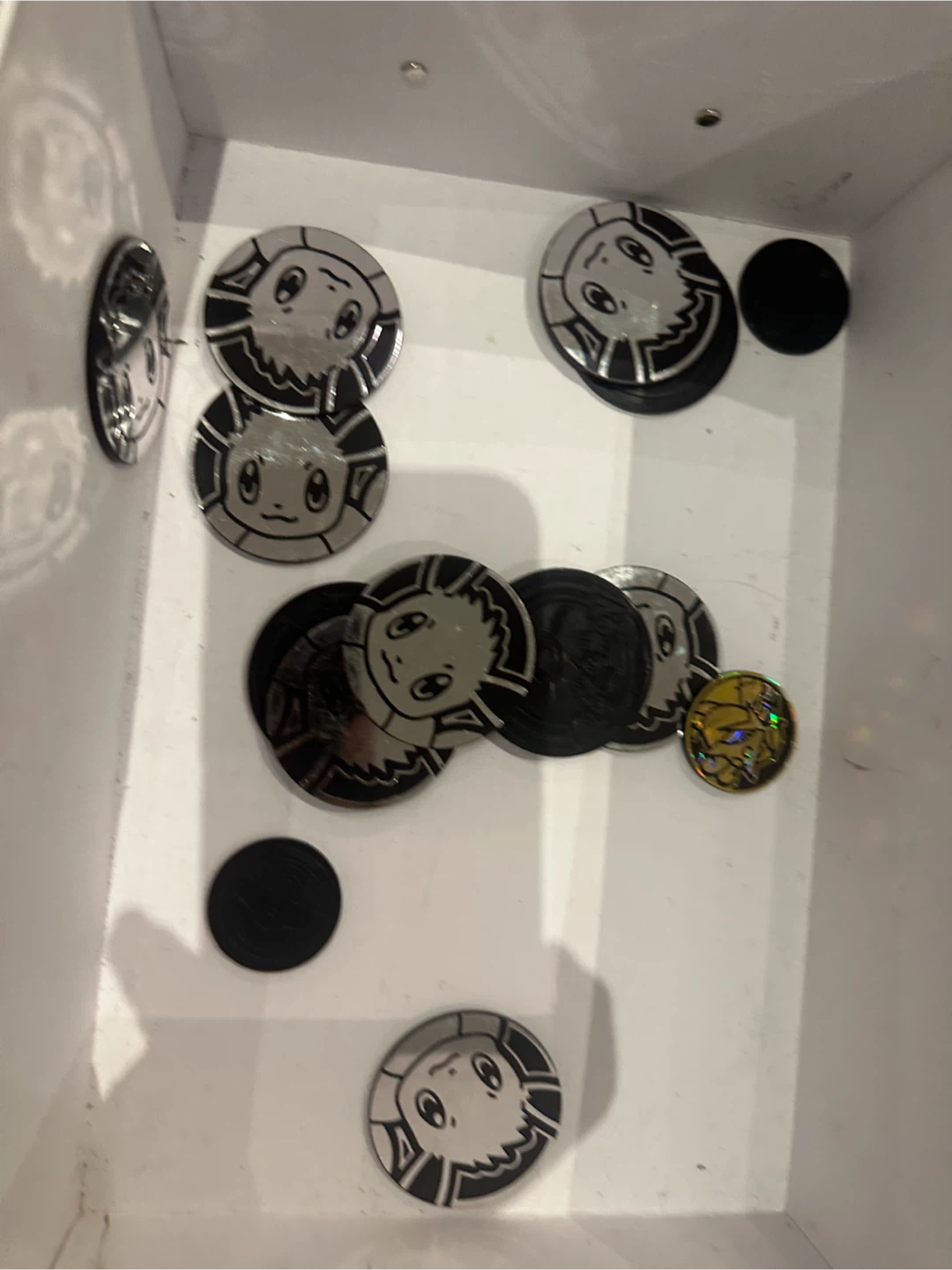 Large Pokemon Trading Card Collection with Tokens - photo 3