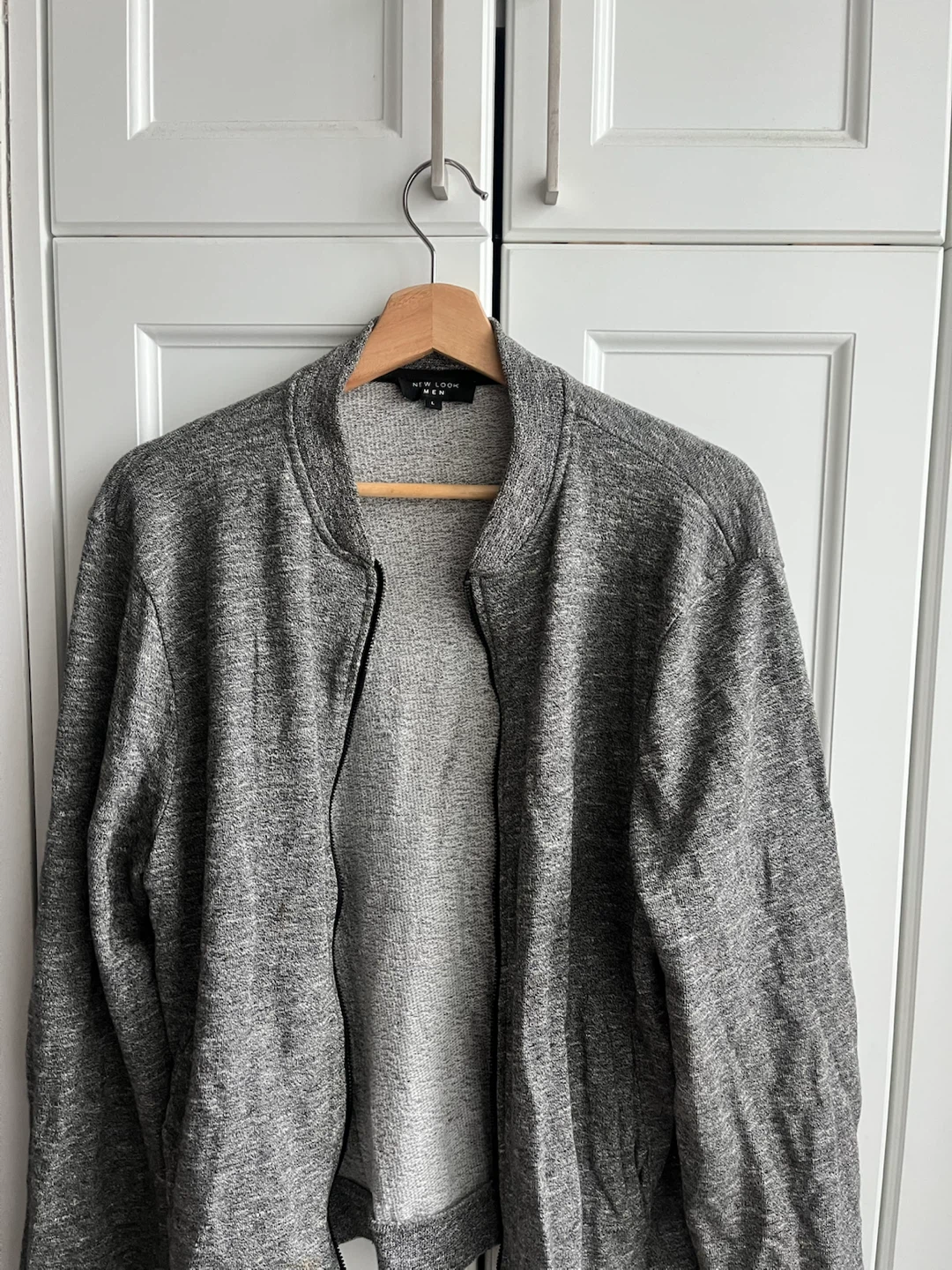 New Look Men Grey Zip-Up Jacket
