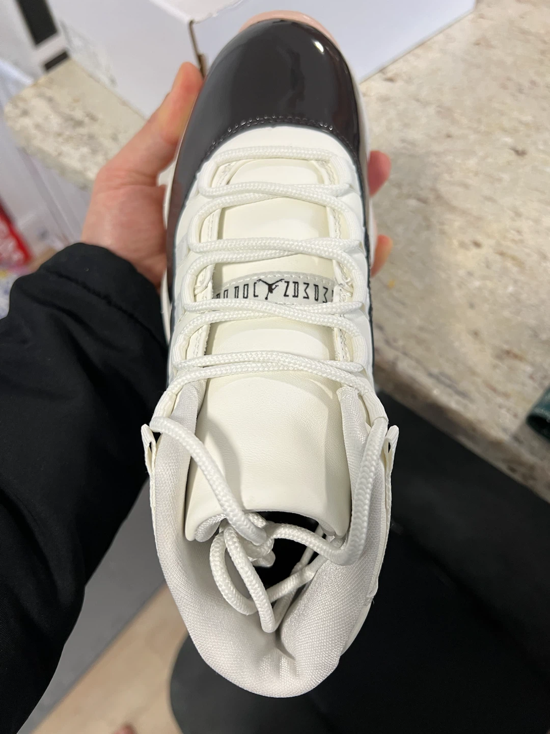 Wmns Air Jordan 11 Retro Sail Velvet Brown - photo 3