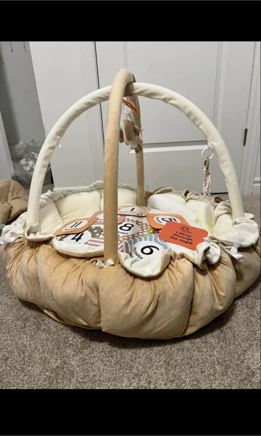 Malify 5 in 1 Baby Activity Gym and Milestone Cards