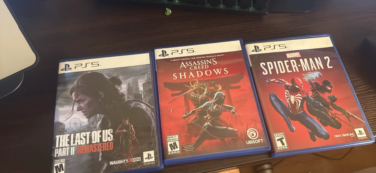 Set of 3 PlayStation 5 Games