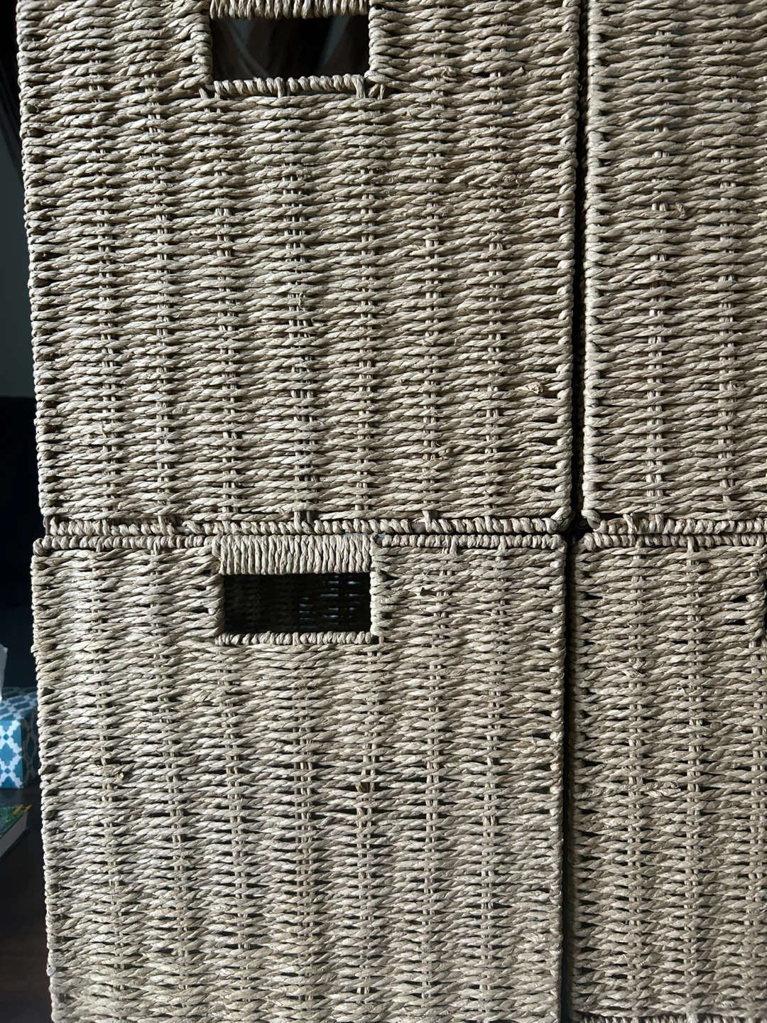 Set of 5 wicker baskets - photo 5