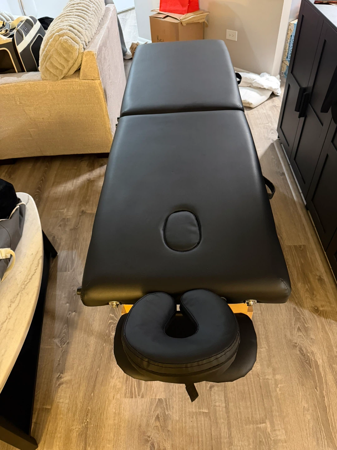 Portable Black Massage Table