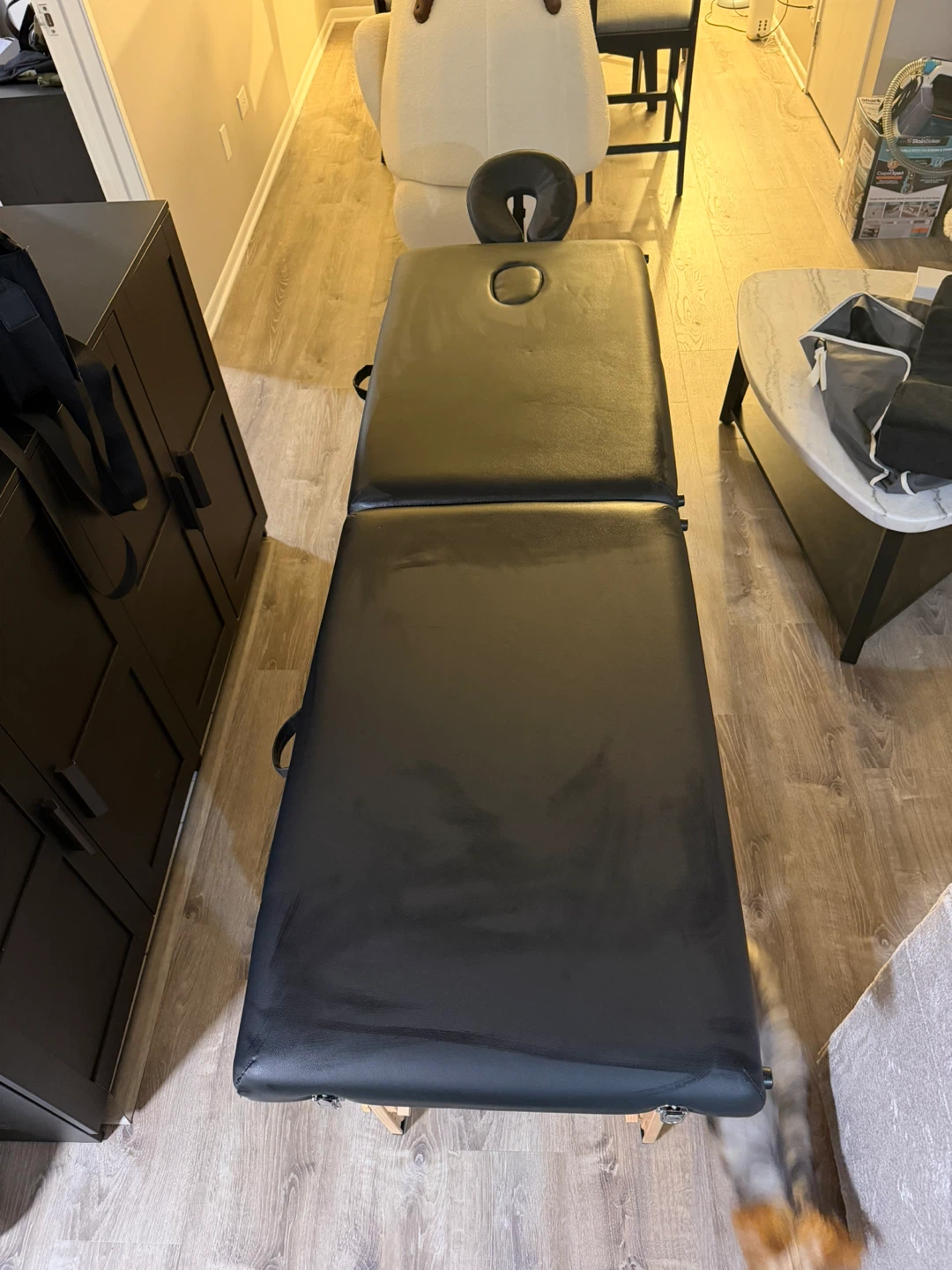 Portable Black Massage Table - photo 4