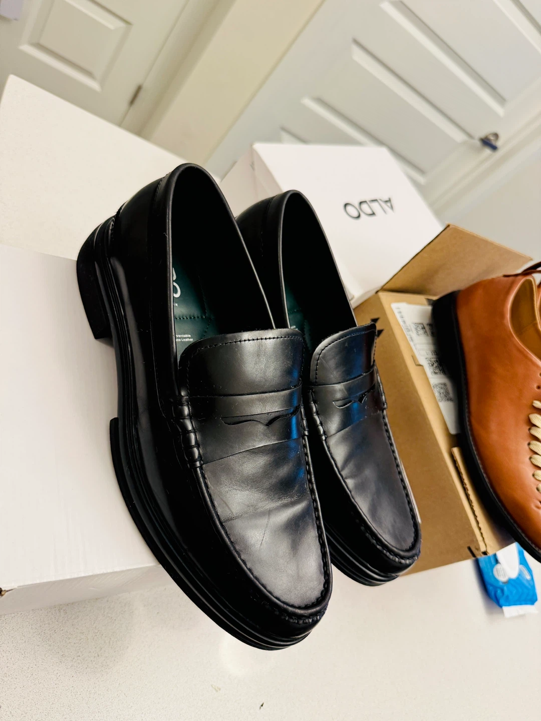 Aldo Tucker Black Loafers