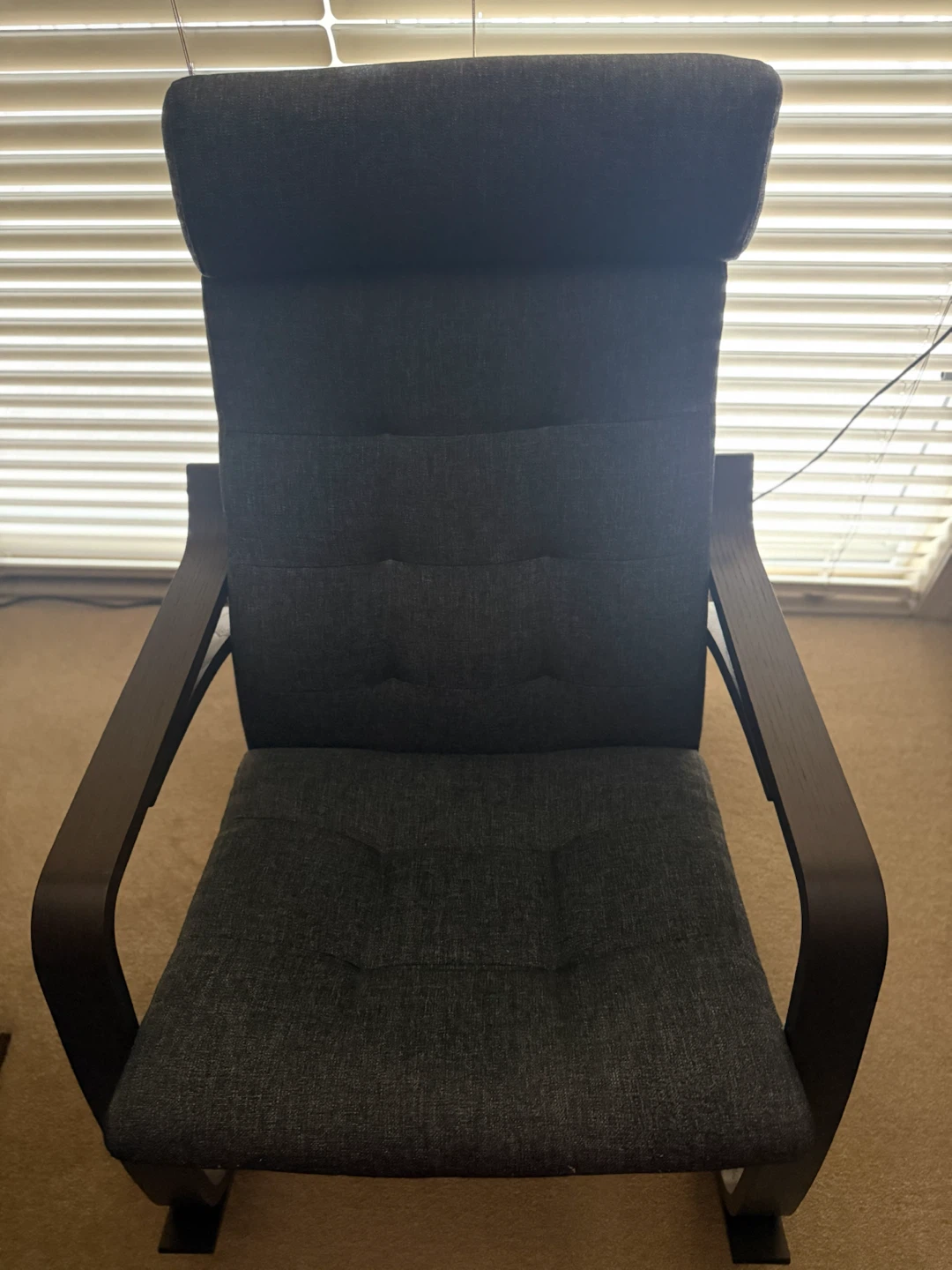 IKEA Poäng Armchair and Ottoman - photo 3