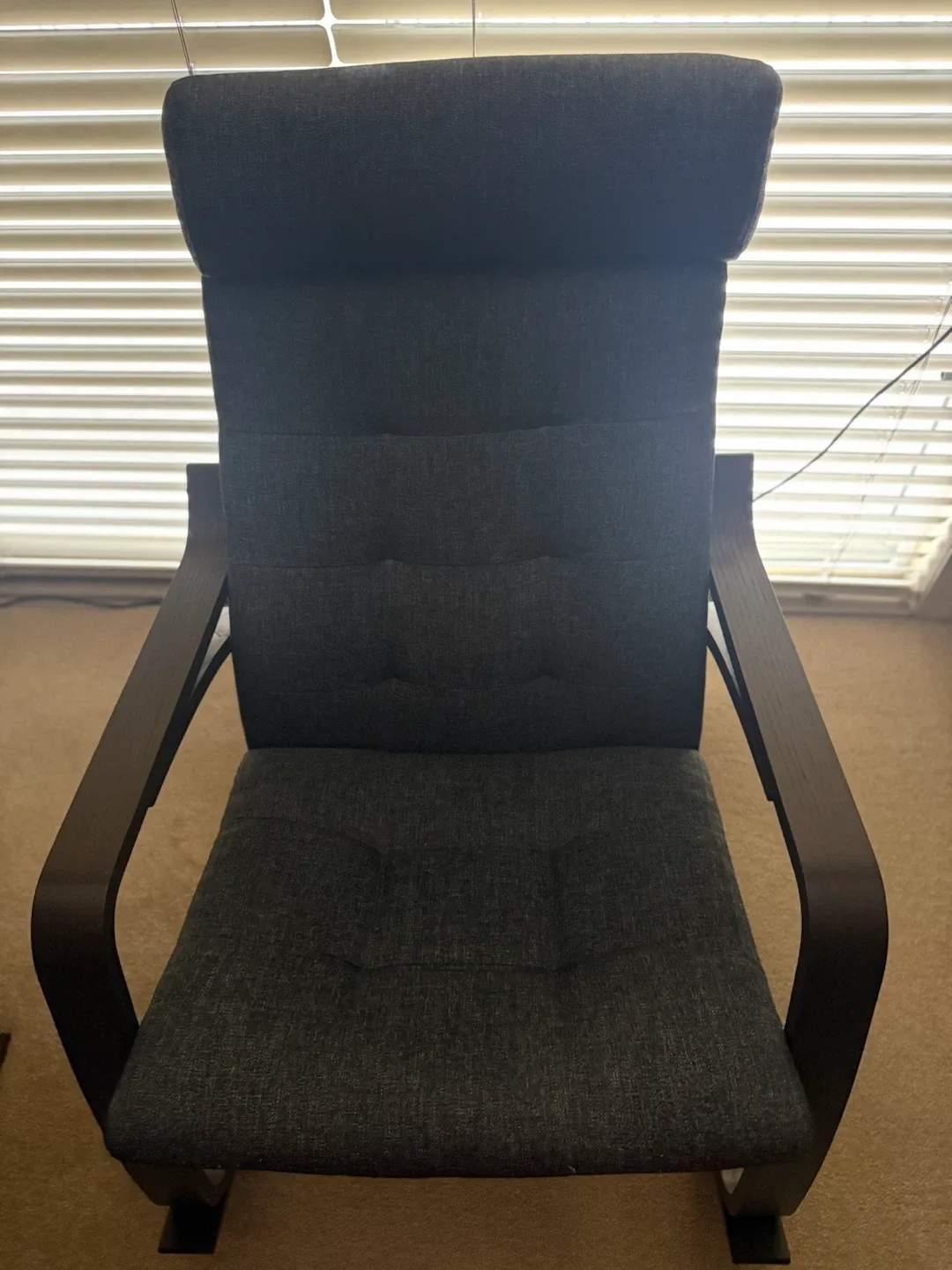 IKEA Poäng Armchair and Ottoman - photo 3