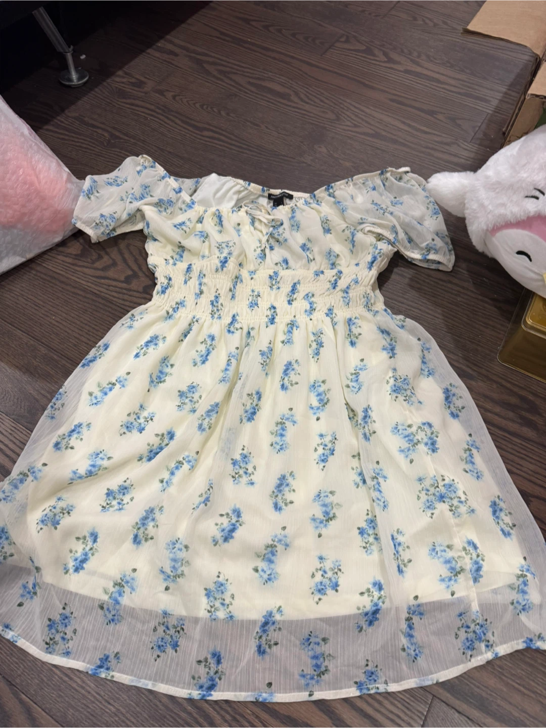 Another Story floral off-the-shoulder dress