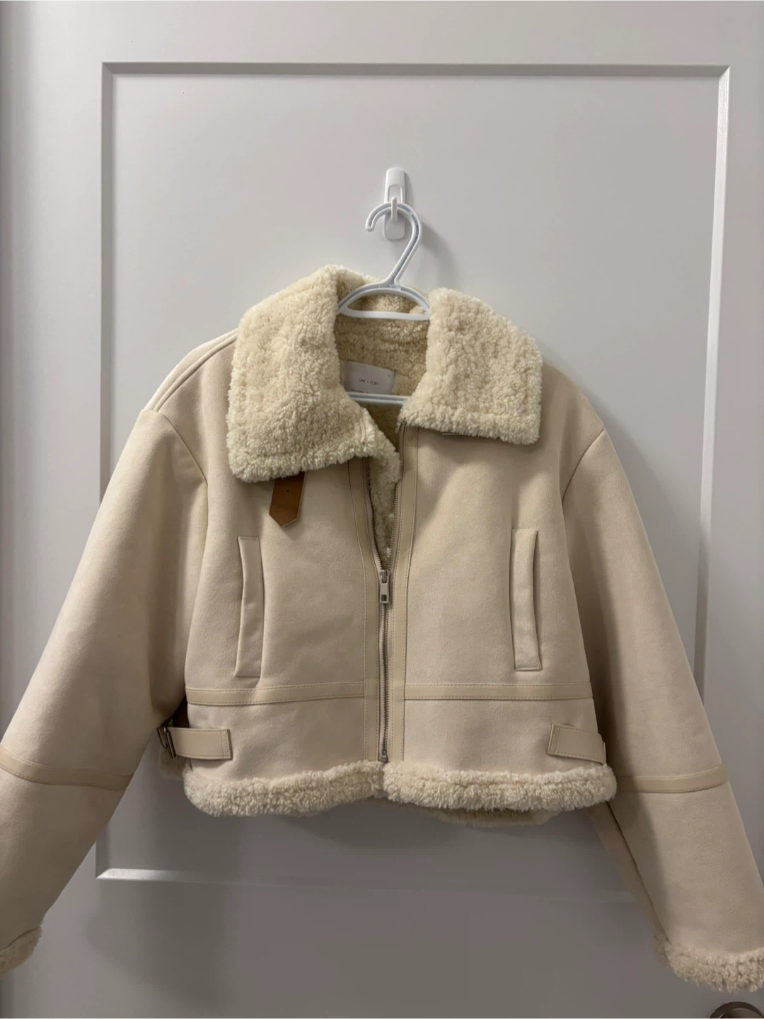Oak + Fort Faux Shearling Jacket