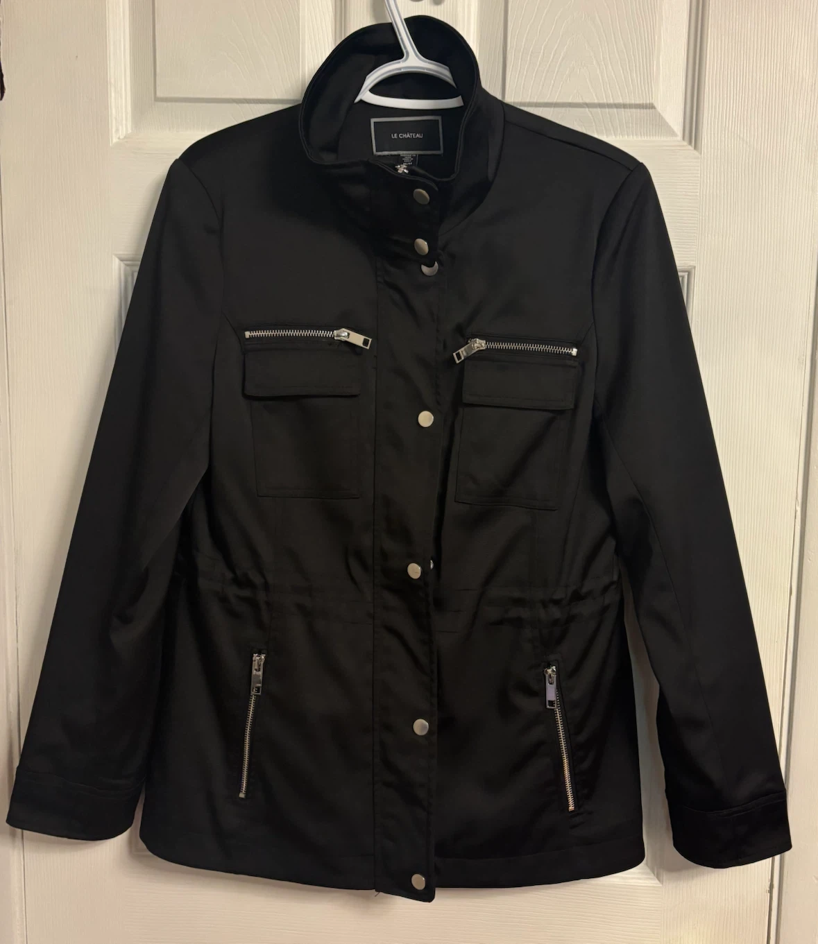 Le Château black utility jacket - photo 2