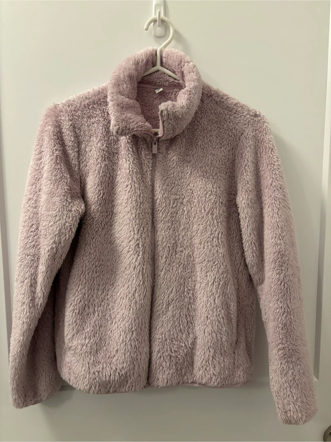 Uniqlo Soft Pink Fleece Jacket