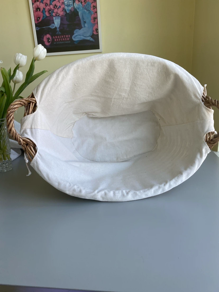 Wicker Storage Basket with Removable Liner - photo 4