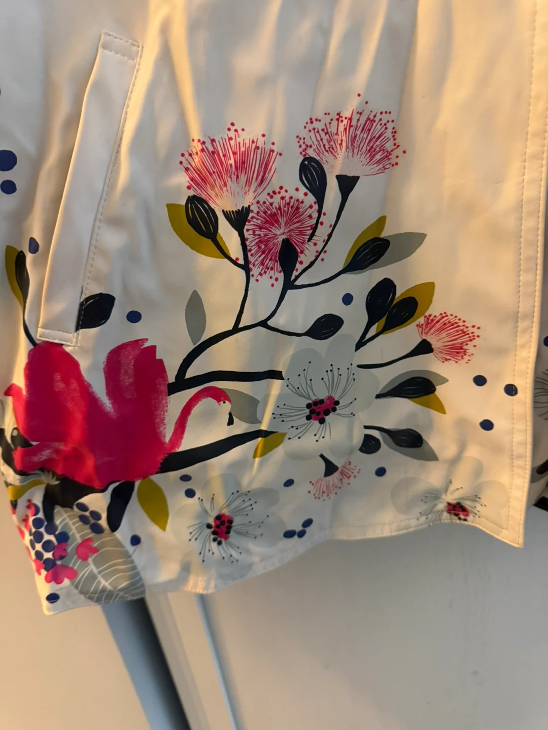 Girl’s Catimini Floral Print Coat Size 12 years old - photo 4