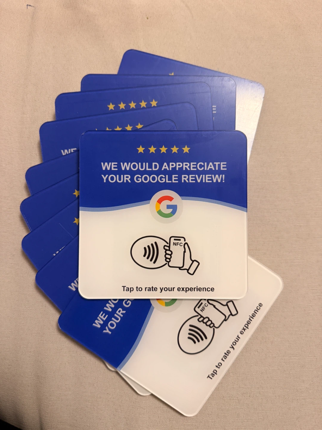 Free Google Review NFC Sign 10 available