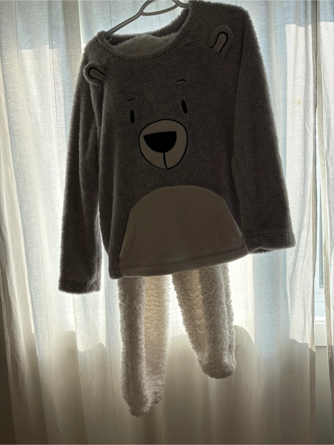 Pyjama La Vie en Rose motif ours gris