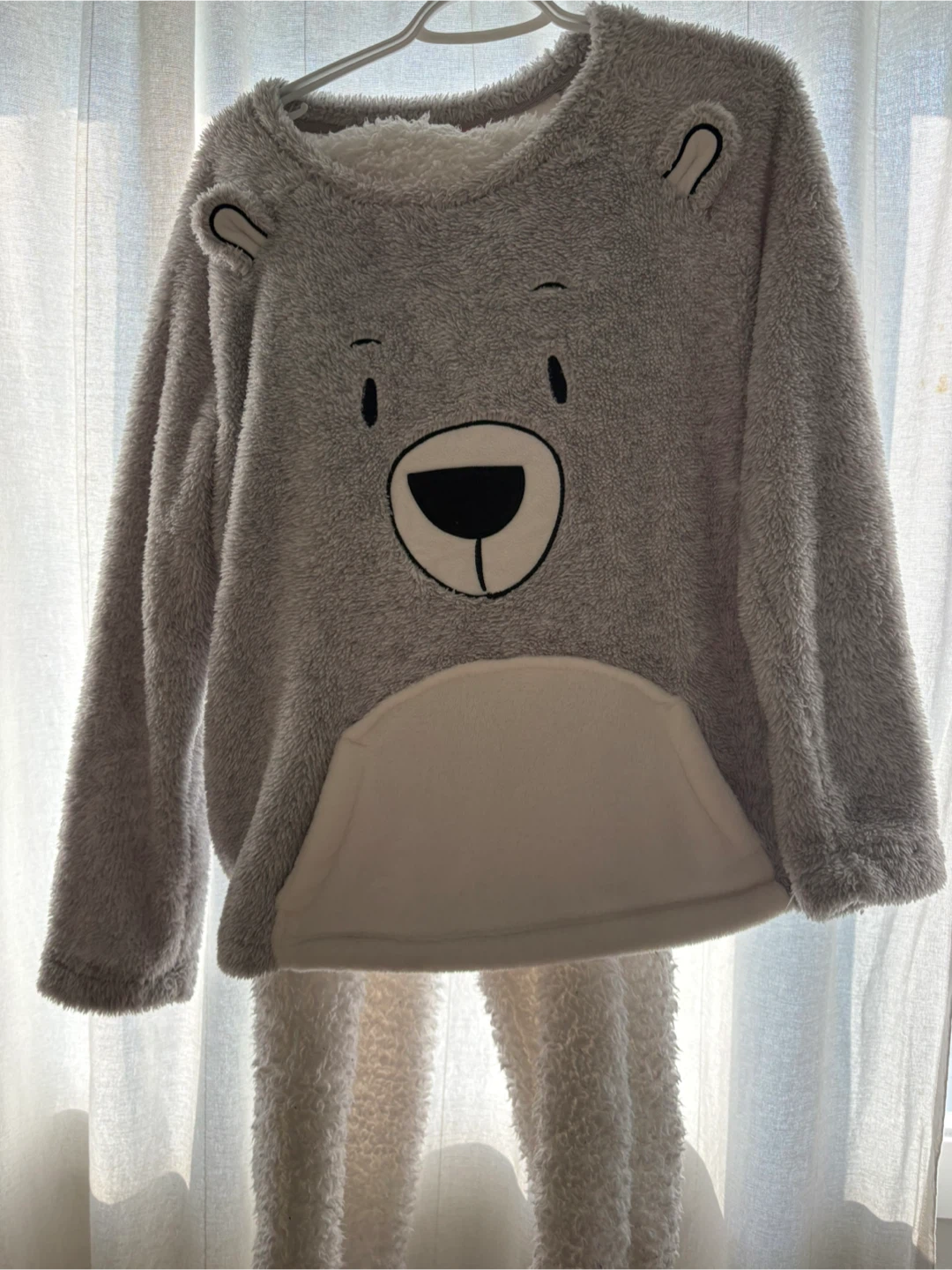 Pyjama La Vie en Rose motif ours gris - photo 3