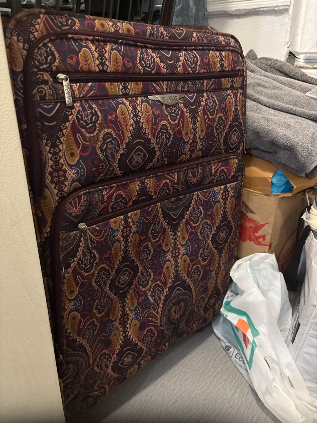 Ricardo Elite Paisley Print Suitcase - photo 2