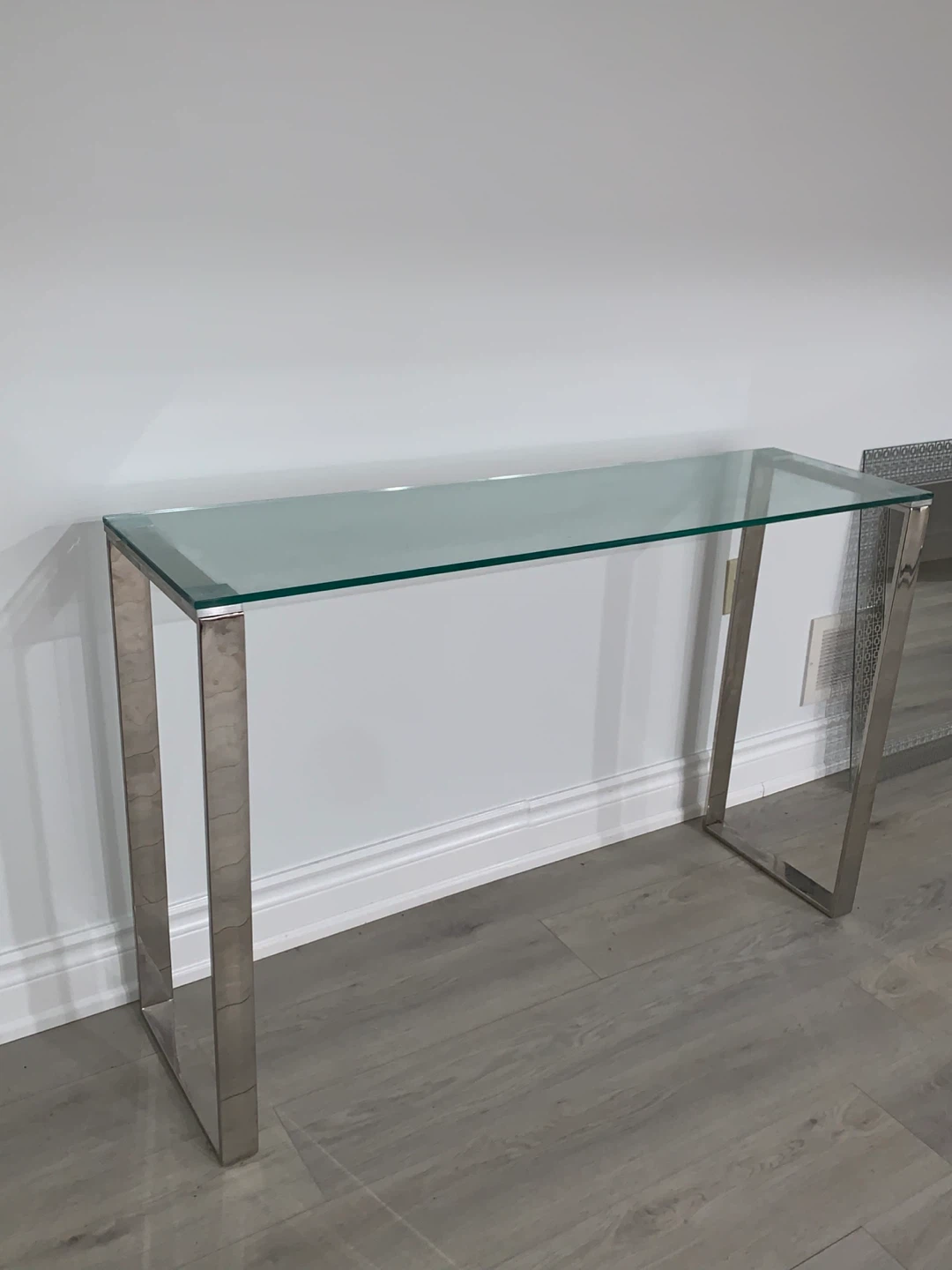 Modern Glass Console Table