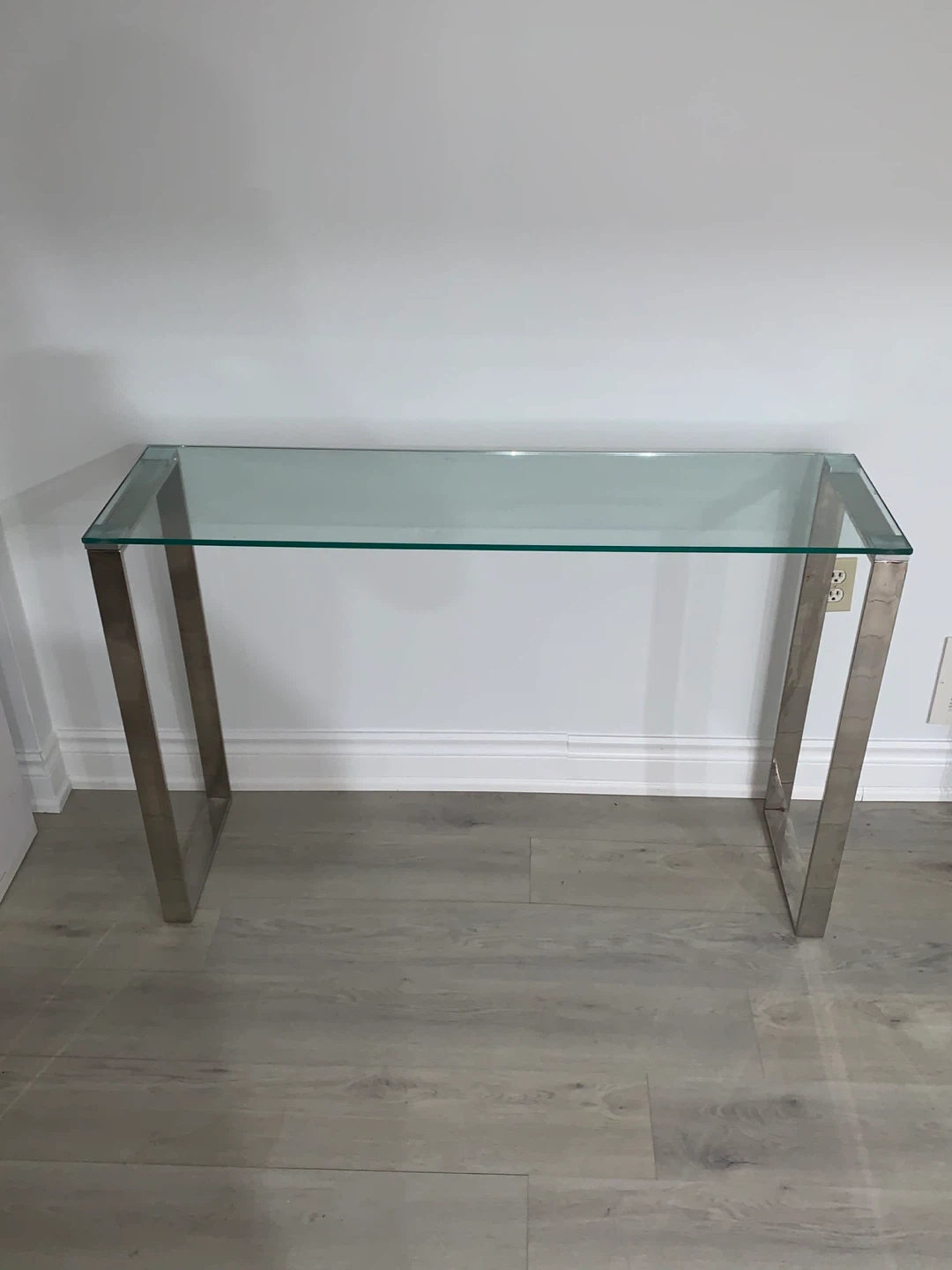 Modern Glass Console Table - photo 4