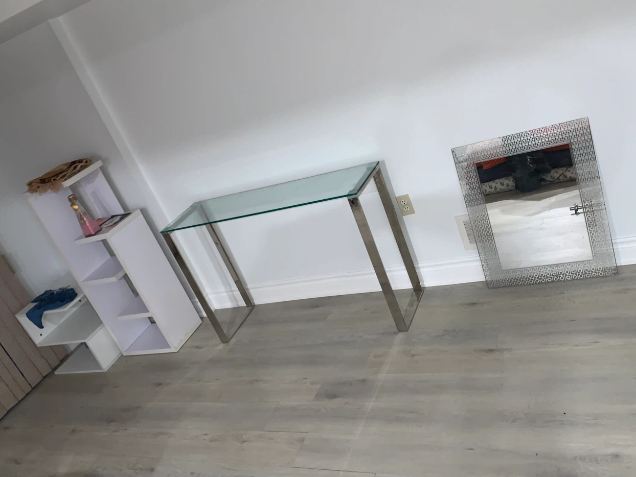 Modern Glass Console Table - photo 5