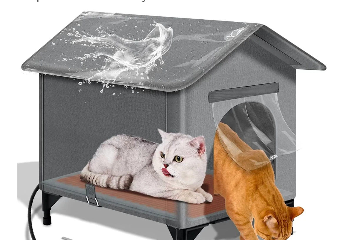 Heated Outdoor Cat House