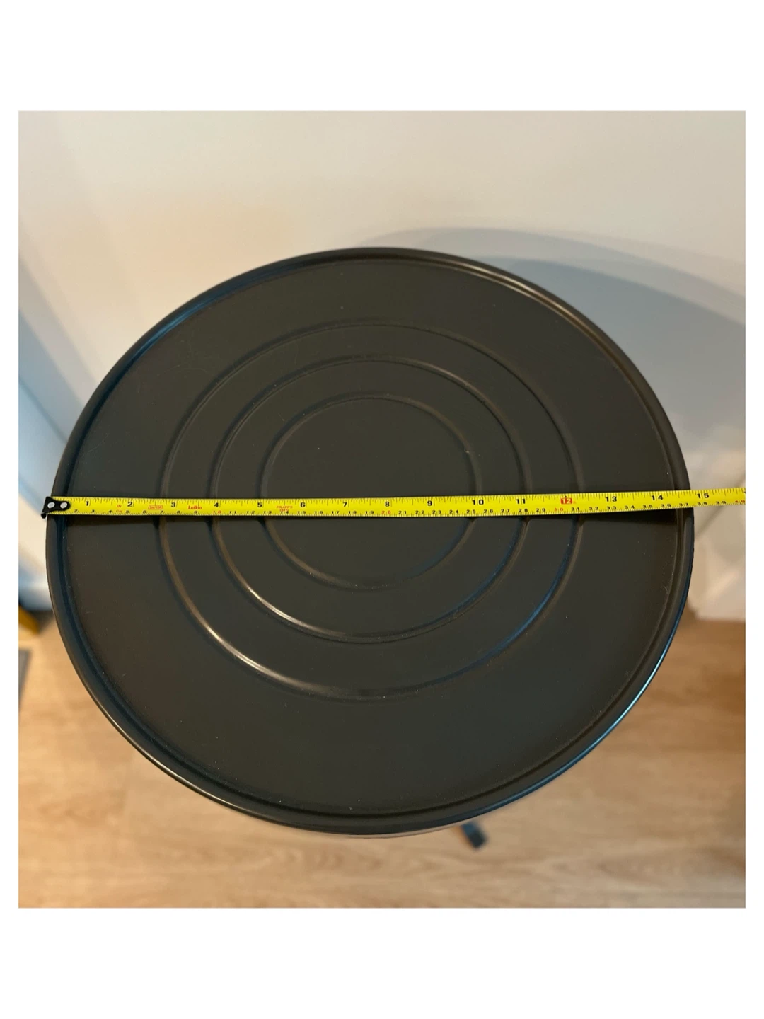 Three-Tier Round Metal Side Table (IKEA gunnern) - photo 3