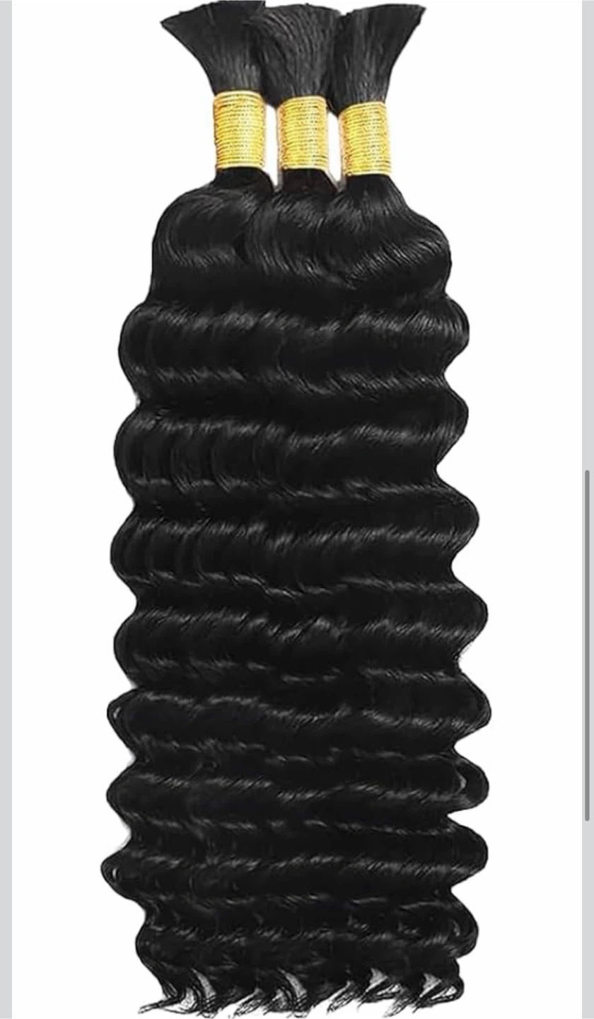 20 inch Deep Wave Human Hair Bundles - photo 3