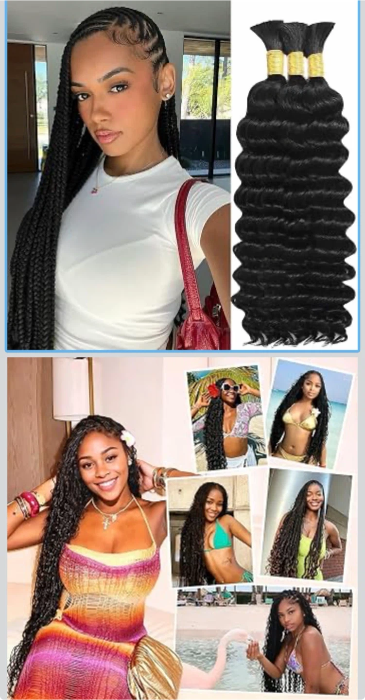 20 inch Deep Wave Human Hair Bundles - photo 4
