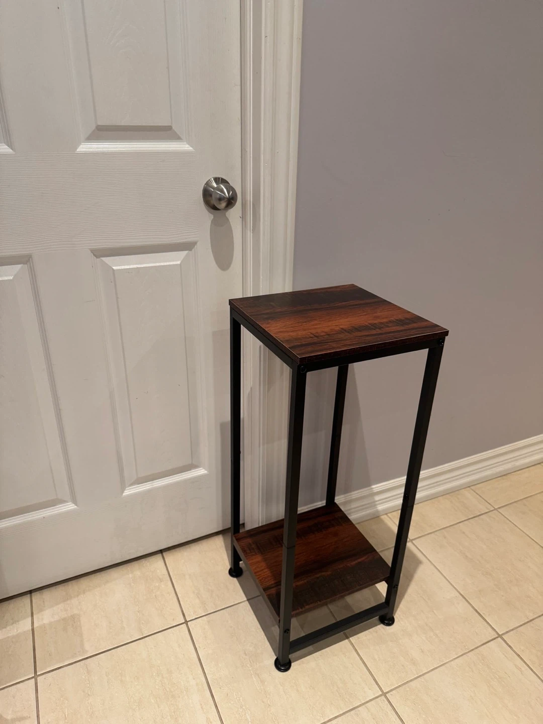 Rustic Industrial Plant Stand - photo 2