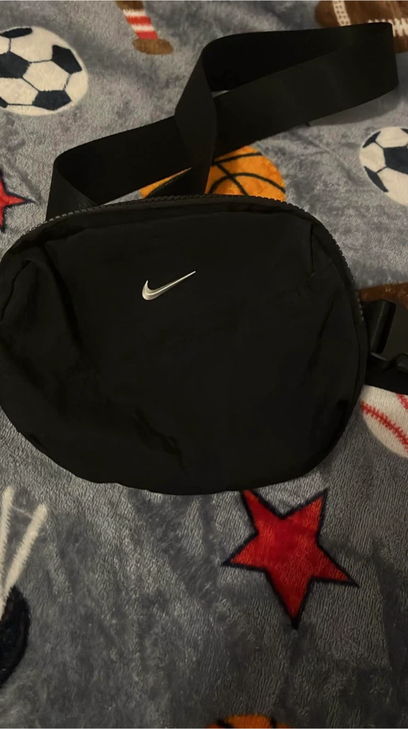 Nike Waist Bag and Rhinestone Skull Belt