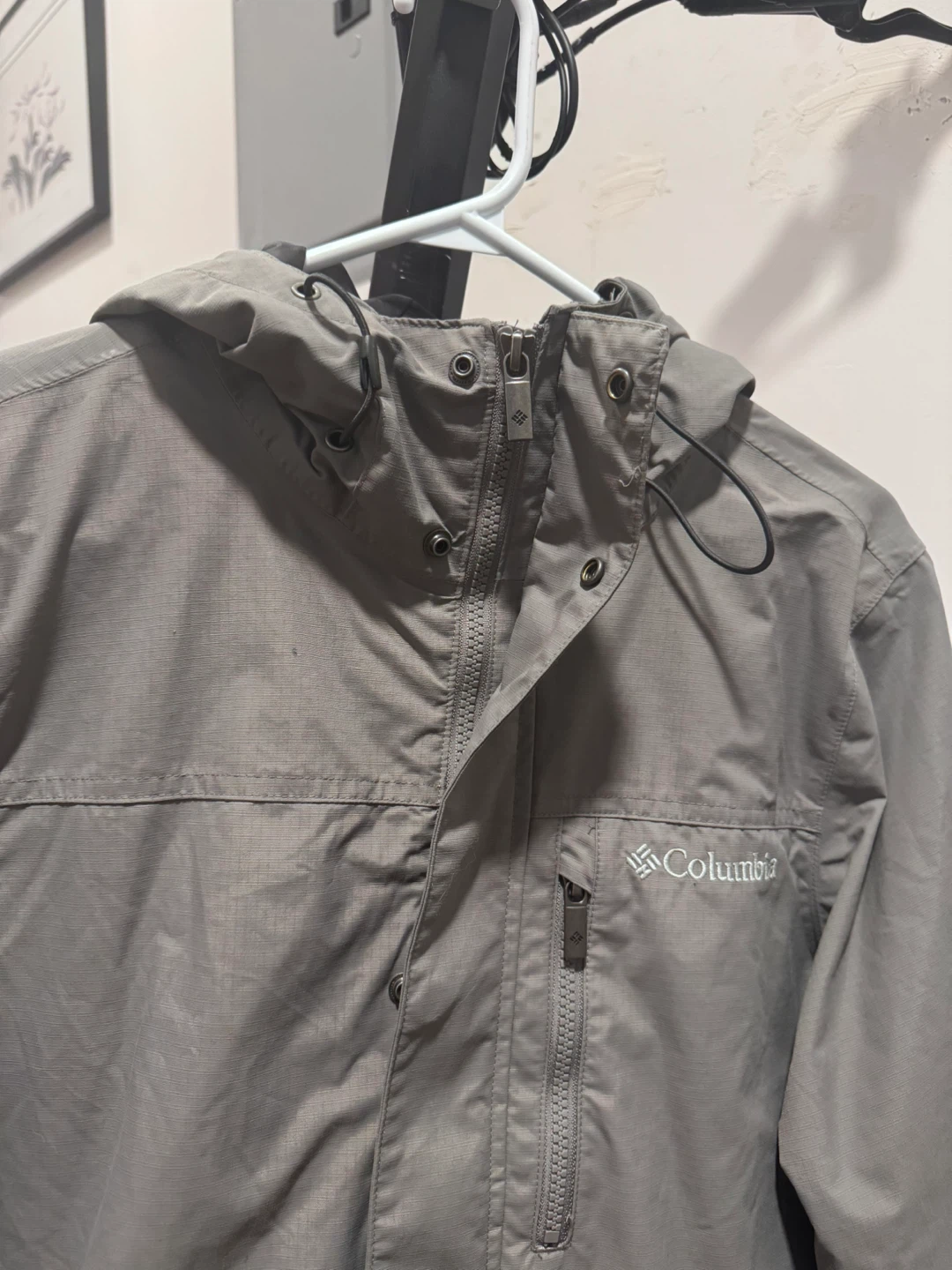 Columbia Grey Rain Jacket - photo 5