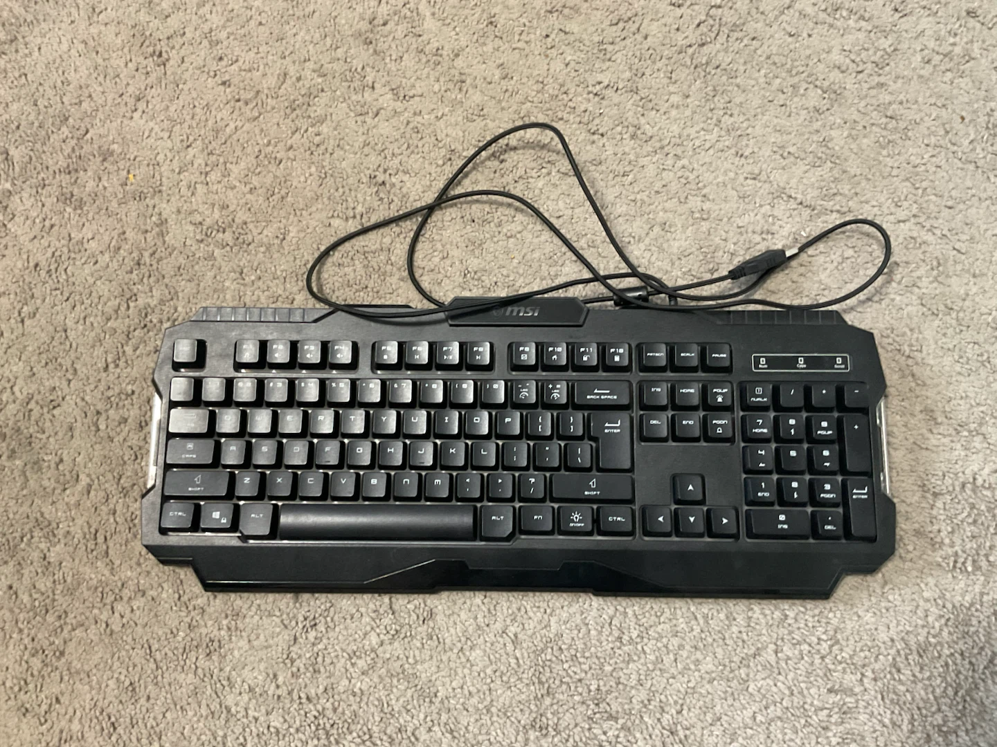 MSI Wired Gaming Keyboard
