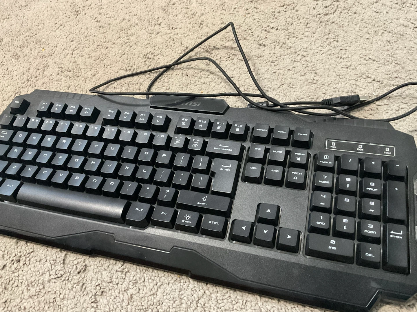 MSI Wired Gaming Keyboard - photo 2