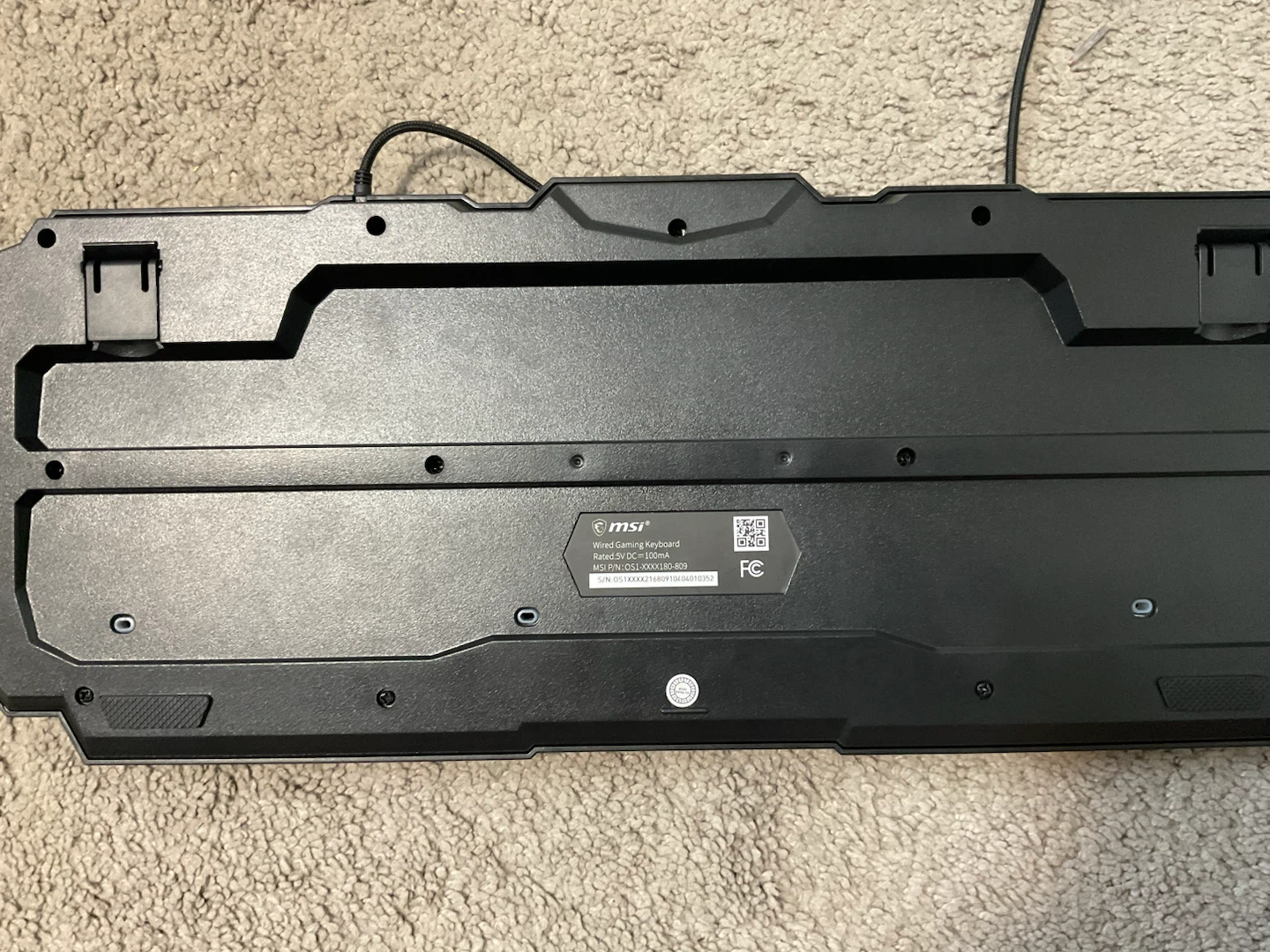 MSI Wired Gaming Keyboard - photo 3