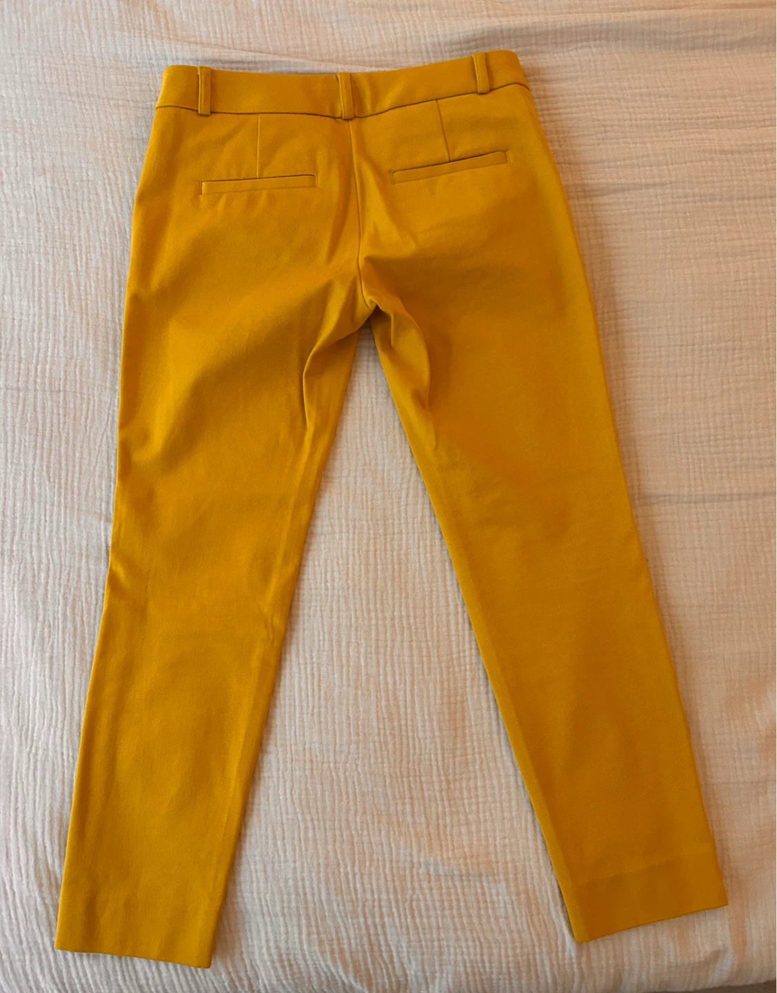 Banana Republic Sloan Crop Pants - Mustard Yellow - photo 3