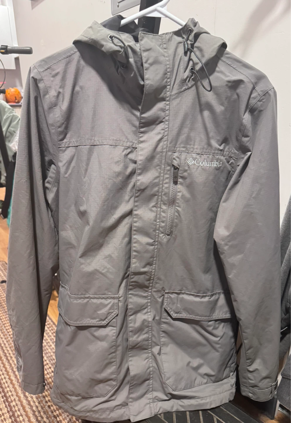 Columbia Grey Rain Jacket - photo 2