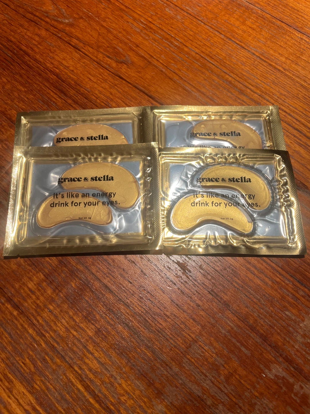 4 Packs Grace & Stella Gold Eye Masks