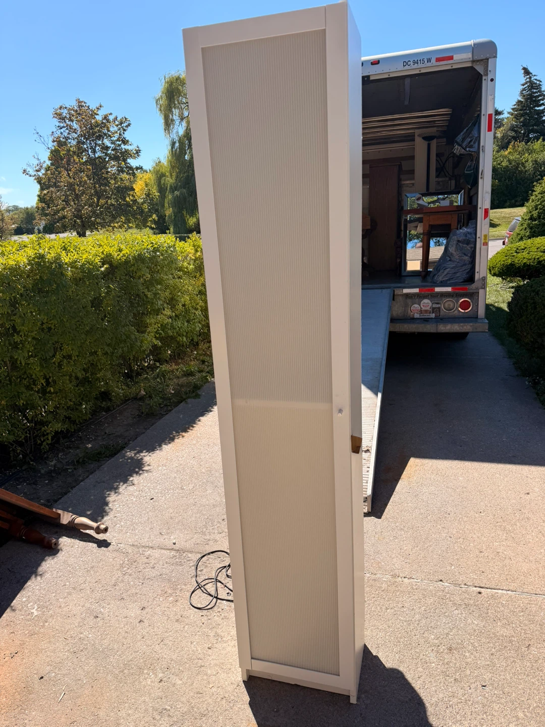 IKEA Tall White Slim Storage Cabinet