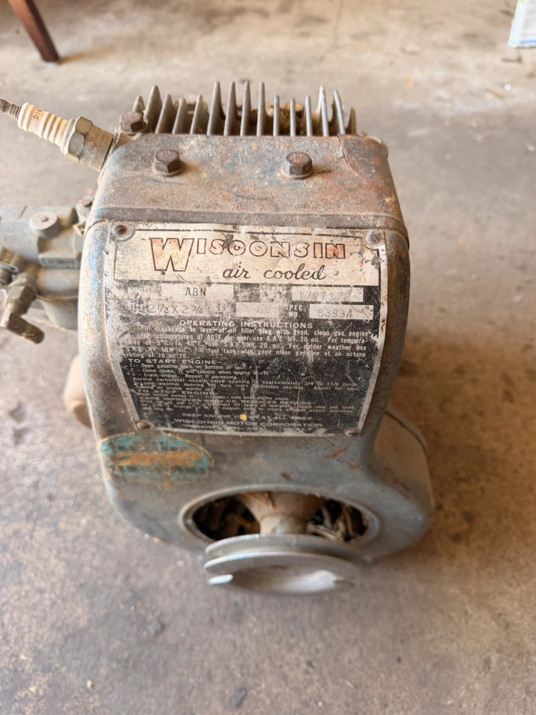 Wisconsin ABN Air Cooled Engine