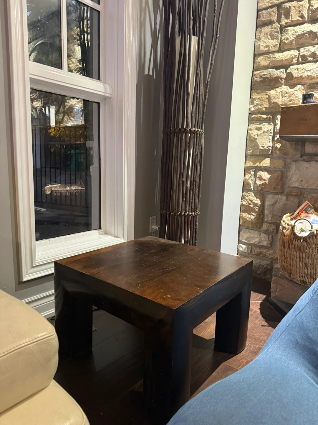 Dark Wood Coffee Table