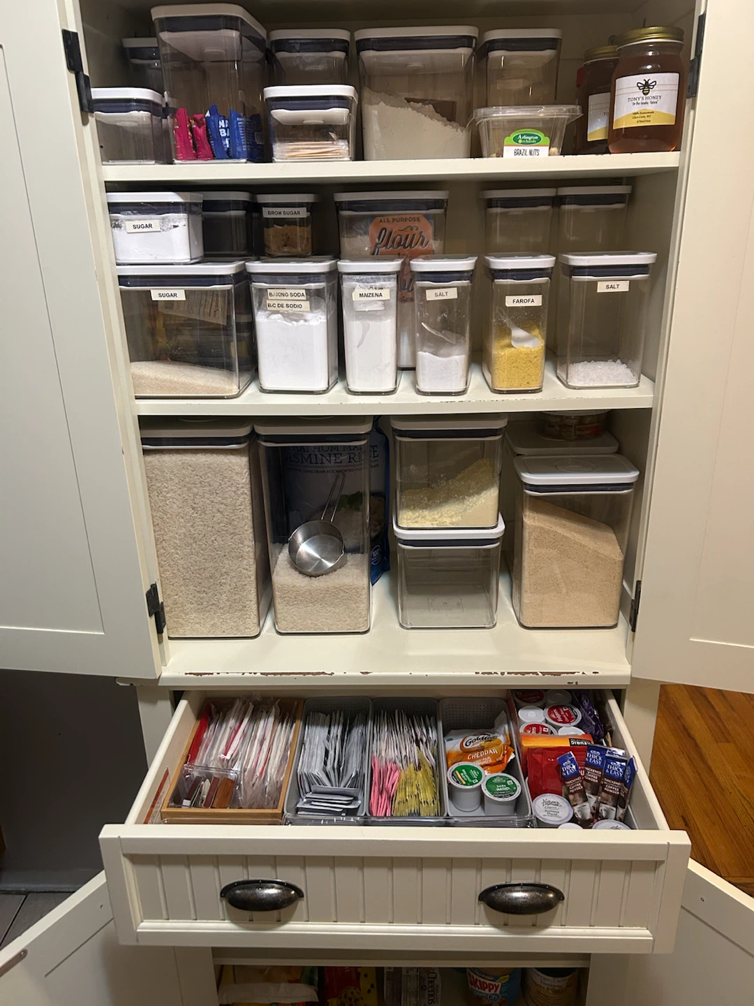 Cream Kitchen Pantry Cabinet - photo 3