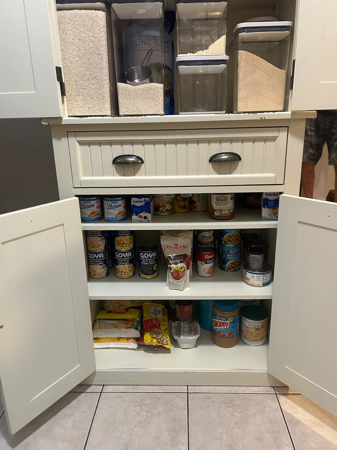 Cream Kitchen Pantry Cabinet - photo 5
