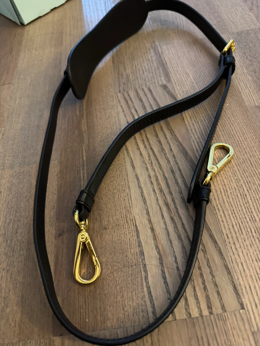 Authentic Moschino Black Leather Bag Shoulder Strap!