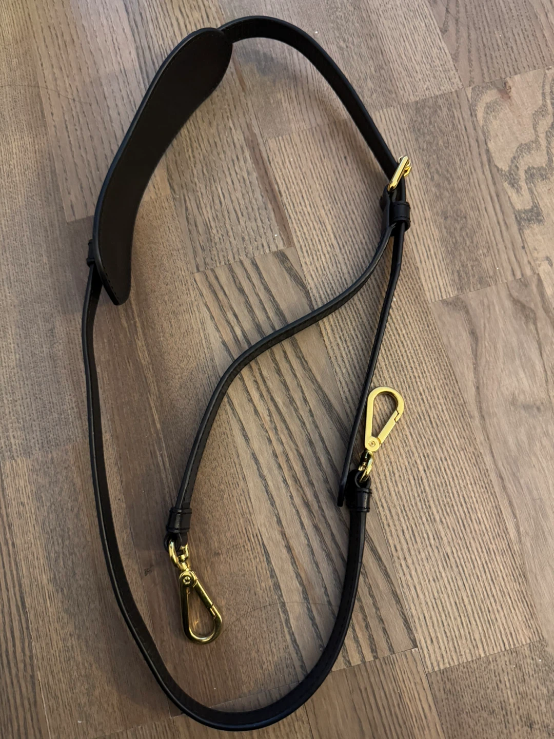 Authentic Moschino Black Leather Bag Shoulder Strap! - photo 4