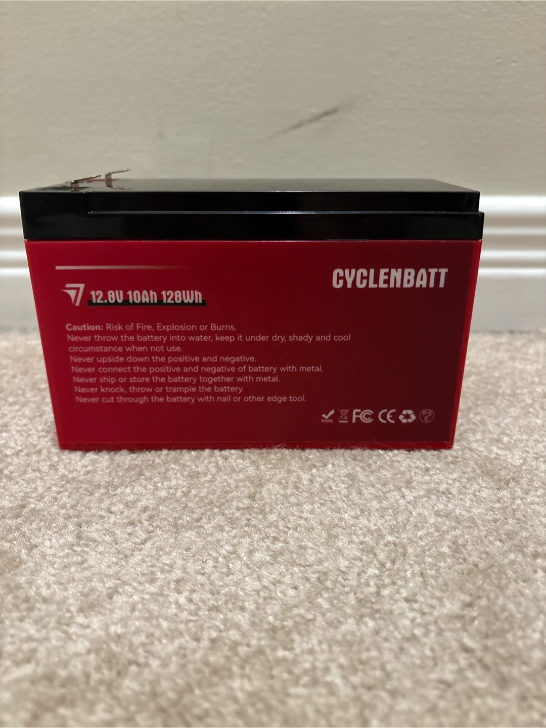 Cyclenbatt LiFePO4 12.8V 10Ah Deep Cycle Battery - photo 2