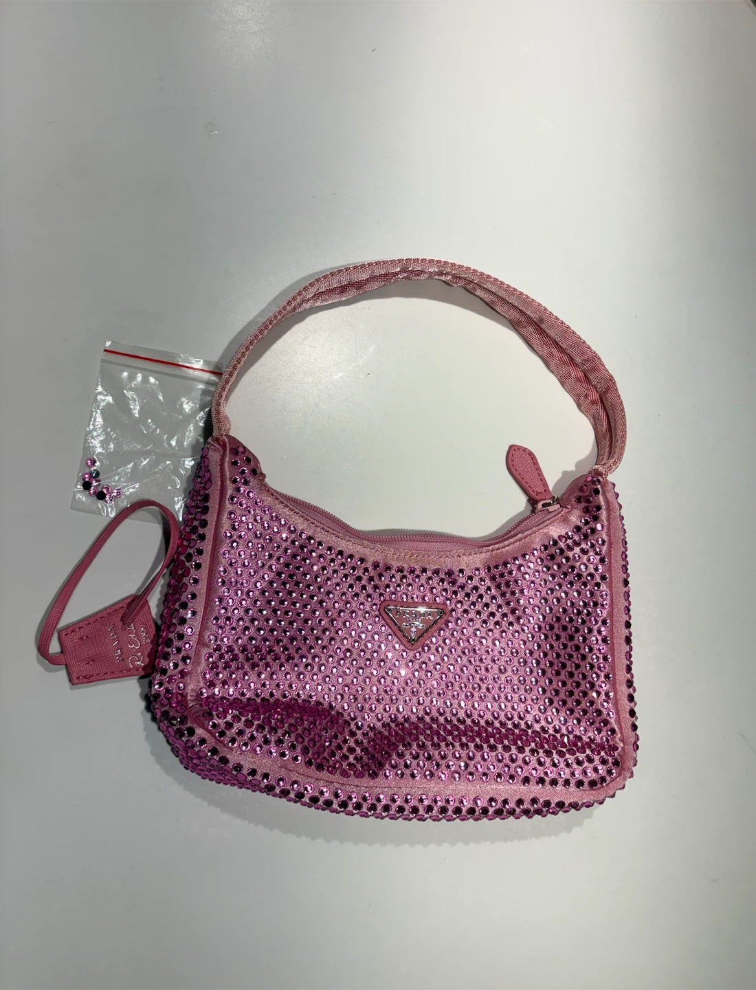 Pink crystal Mini Bag