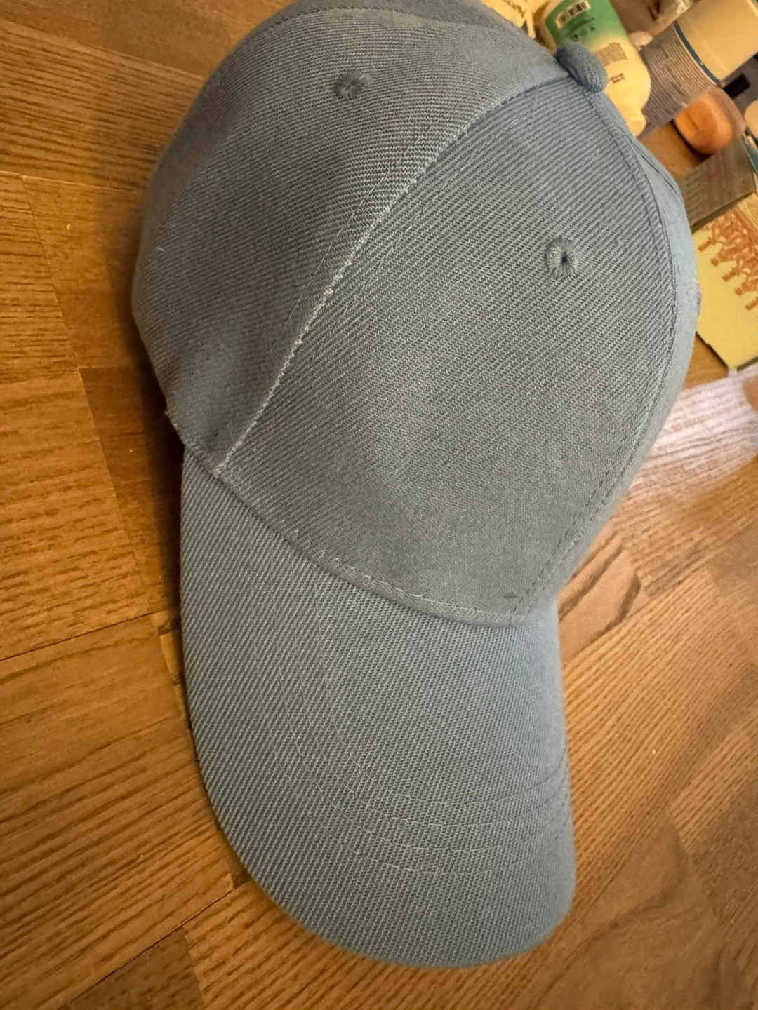 Europe bought vintage Light Blue Denim Baseball Cap